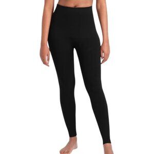 Shapermint Empetua Seamless Comfort Mid-Waist Black Shaping Leggings - Size XL